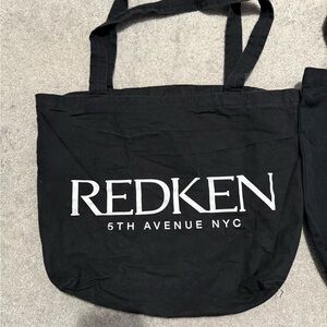 Redken Black and White Logo Totes